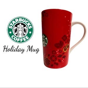 2013 Starbucks Red Holiday Christmas Mug